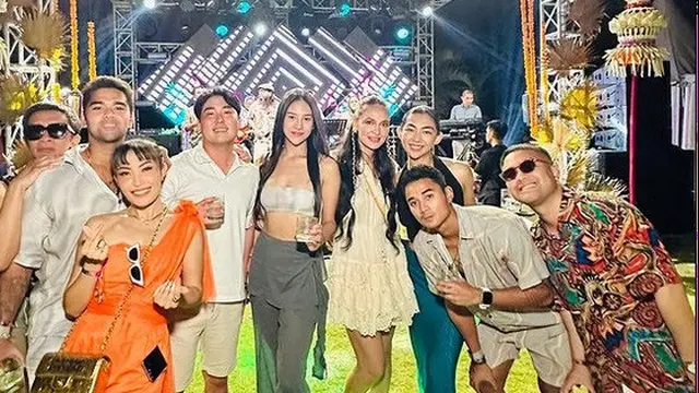 10 Momen Meriah Pesta Ulang Tahun Luna Maya, Bertema Festifal Musik