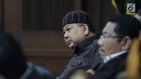 Terdakwa suap pemberian izin lokasi perkebunan di Kutai Kartanegara, Hery Sutanto Gun saat sidang lanjutan di Pengadilan Tipikor, Jakarta, Selasa (27/3). Sidang beragenda mendengar keterangan saksi. (Liputan6.com/Helmi Fithriansyah)