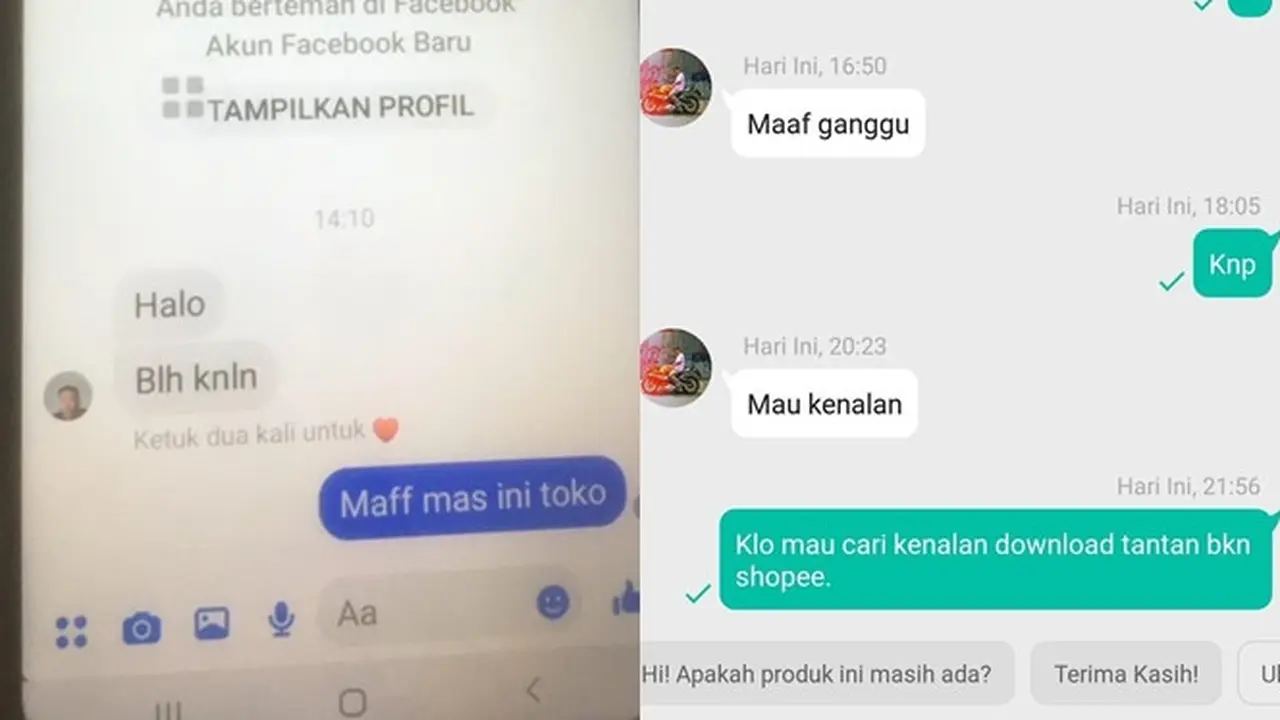 6 Chat Pembeli Ajak Kenalan Penjual Online Shop Ini Bikin Tepuk Jidat