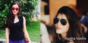 Keduanya sama-sama berusia 16 tahun dan punya darah blasteran. Ranty dan Agatha pun sedang menjadi buah bibir dan diramal bakal menjadi bintang sinetron baru Indonesia. Menurut kamu siapa yang lebih cantik.
