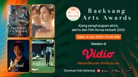 Nonton tayangan ulang Baeksang Arts Awards 2020 di aplikasi streaming Vidio, Sabtu 6 Juni 2020.