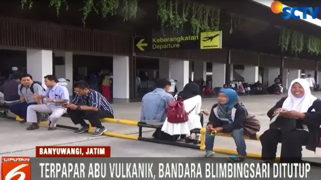 Abu Gunung Agung Batalkan 6 Penerbangan di Bandara Blimbingsari