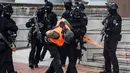 Simulasi ini merupakan bagian dari latihan Ulchi Freedom Shield antara Amerika Serikat dan Korea Selatan. (ANTHONY WALLACE/AFP)