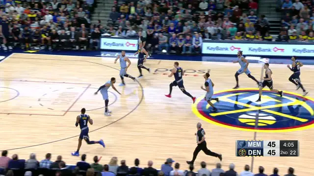 Cuplikan Pertandingan NBA : Nuggets 105 vs Grizzlies 99