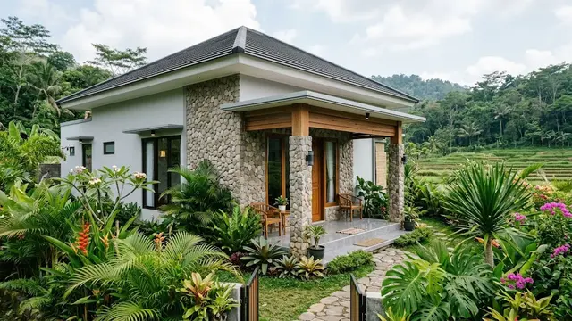 Kombinasi Warna Cat Rumah Abu-Abu Muda yang Elegan/AI Generated
