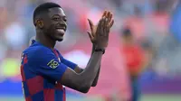 9. Ousmane Dembele - Barcelona mengucurkan dana sebanyak 105 juta euro untuk mendatangkan Dembele dari Borussia Dortmund. (AFP/Josep Lago)