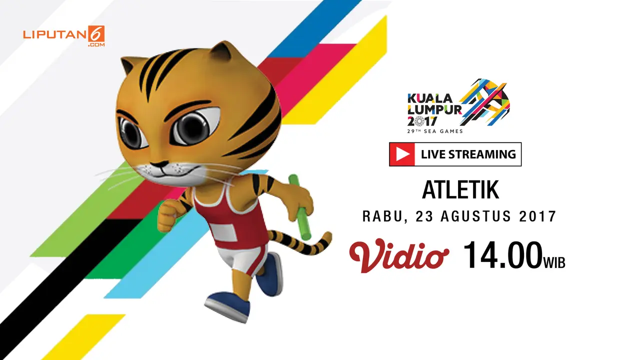 Banner Livestreaming Atletik sea games 2017