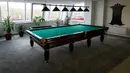 Ruang bermain billiard Pusat Olahraga Olimpiade yang dipilih untuk menjadi markas tim nasional sepak bola Panama pada Piala Dunia 2018 di Saransk, Rusia, Kamis (3/5). (Mladen ANTONOV / AFP)