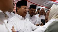 Menteri Pertahanan Prabowo Subianto saat mengunjungi Medan. (Foto: Tim Media Prabowo Subianto).