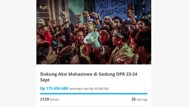 Penggalangan Dana yang Digagas Ananda Badudu
