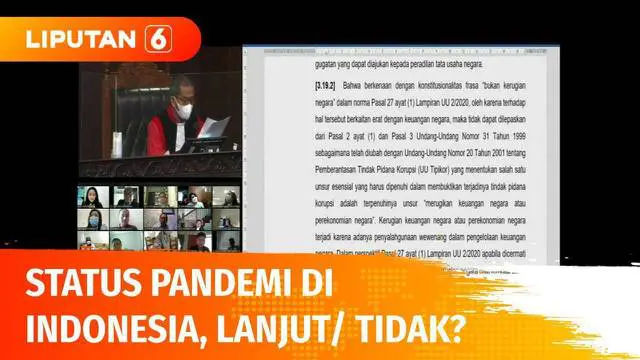 VIDEO: MK: Presiden Jokowi Harus Umumkan Status Pandemi di Indonesia, Lanjut atau Tidak?