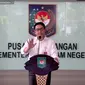 Direktur Jenderal (Dirjen) Bina Keuangan Daerah (Keuda) Kemendagri Mochamad Ardian, dalam konferensi pers Langkah - Langkah Percepatan Penyerapan APBD di Kantor Kemendagri, Jakarta Pusat, Senin (31/5/2021).