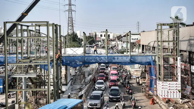Menengok Pembangunan Halte Transjakarta Pasar Senen