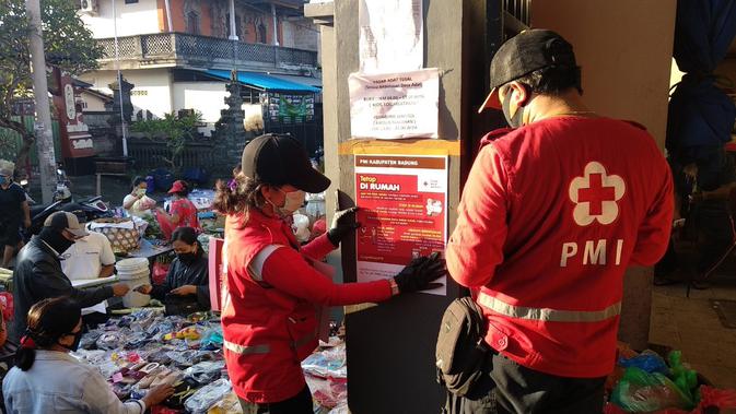 Edukasi pencegahan penularan virus corona COVID-19. dok. PMI
