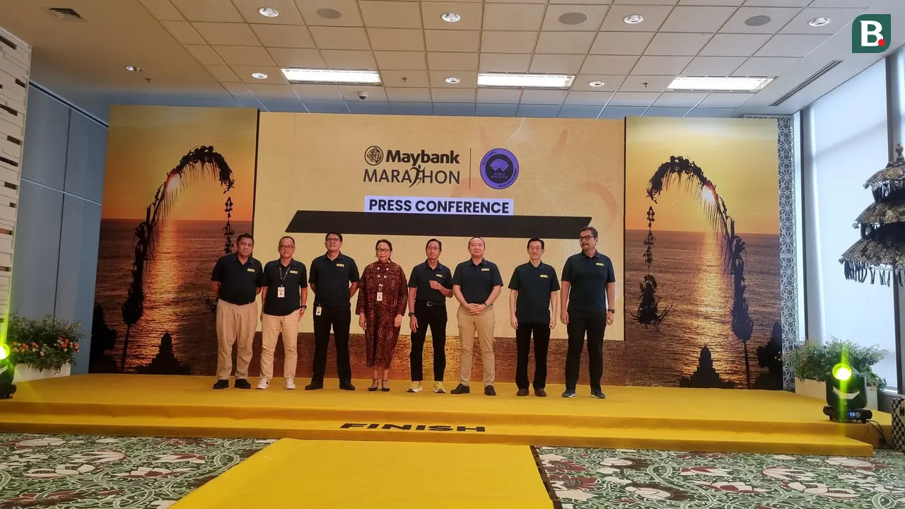 Konferensi pers Maybank Marathon 2025