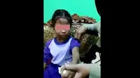 Video dugaan anak disiksa ibu tiri beredar di Purbalingga, Jawa Tengah. (Foto: Liputan6.com/Istimewa/Muhamad Ridlo)