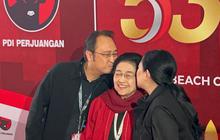Momen Hangat Prananda-Puan Kecup Mesra Megawati saat HUT ke-53 PDIP