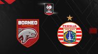 Piala Menpora 2021: Borneo FC vs Persija Jakarta. (Bola.com/Dody Iryawan)