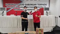 Distributor FMCG Rayakan Ultah ke-2 dengan Berbagi Produk untuk RSDC Wisma Atlet Kemayoran. foto: istimewa