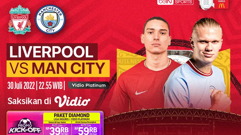 Link Live Streaming Community Shield Liverpool Vs Manchester
