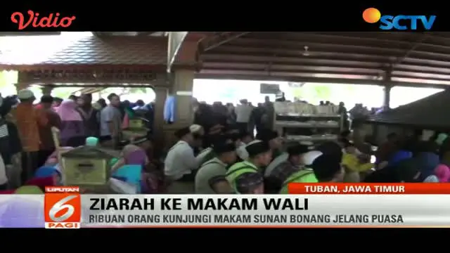 Makam Sunan Bonang dipadati para pengunjung dari berbagai daerah setiap menjelang Bulan Ramadan