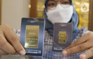 Harga Emas Pegadaian Hari Ini: Galeri24, Antam dan UBS Kompak Merosot