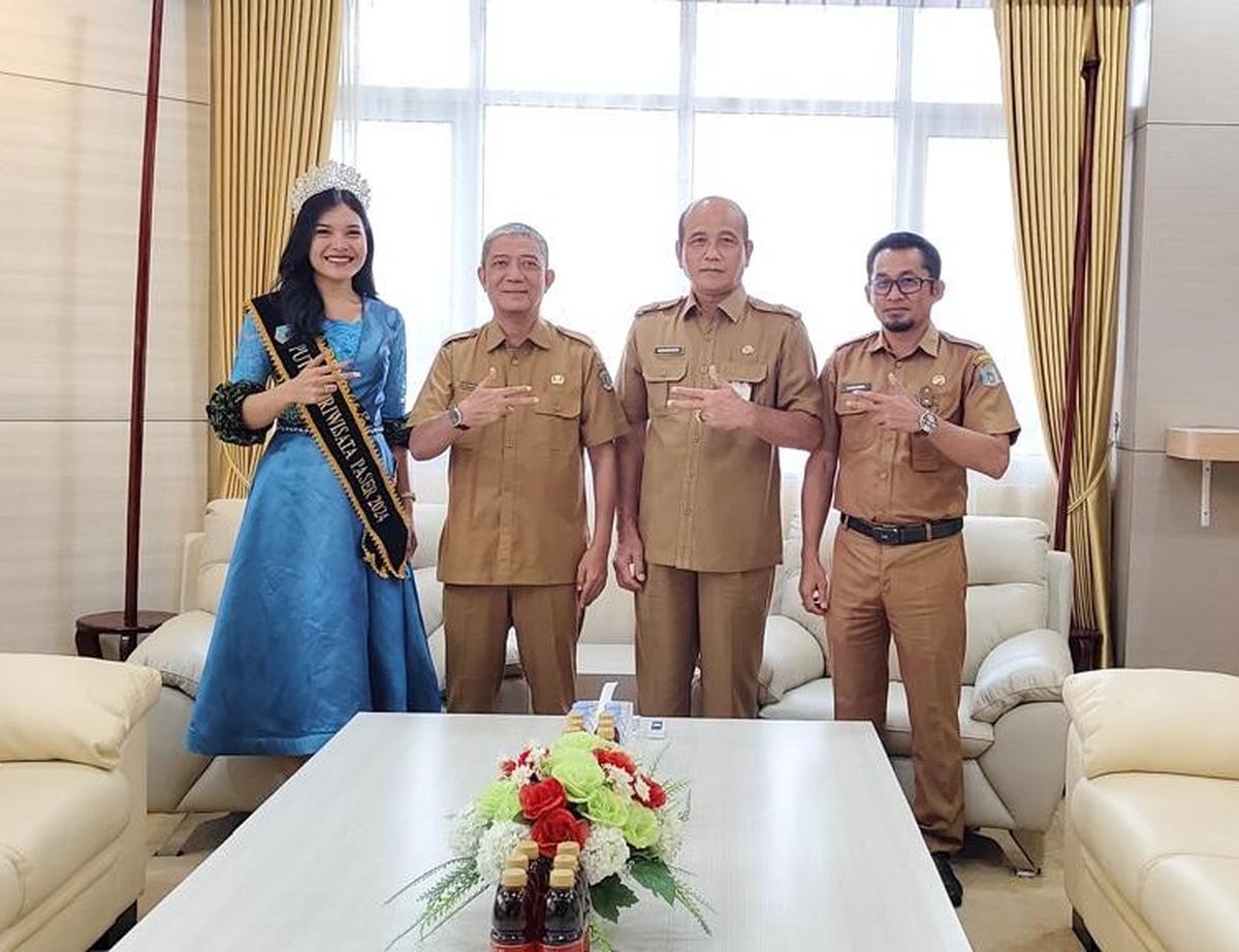 Pjs Bupati Paser terima kunjungan Putri Pariwisata dan Duta Wisata Paser 2024