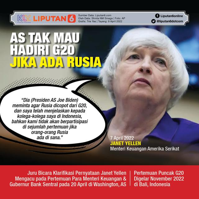 Infografis AS Tak Mau Hadiri G20 Jika Ada Rusia