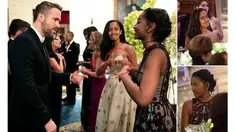 Sasha pun digoda oleh saudaranya, Malia, dengan memberikan dua jempol ke arahnya saat bersama Ryan Reynold. 