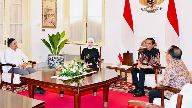 Putri Ariani dan Presiden Jokowi