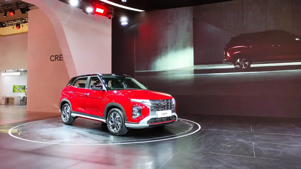 Hyundai Creta di GIIAS 2021. (Liputan6.com/Septian Pamungkas)