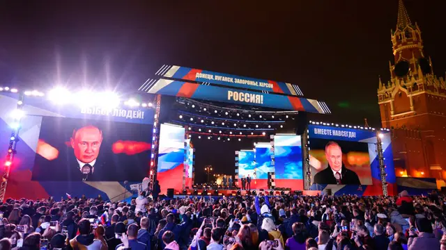Rusia Resmi Caplok 4 Wilayah Ukraina