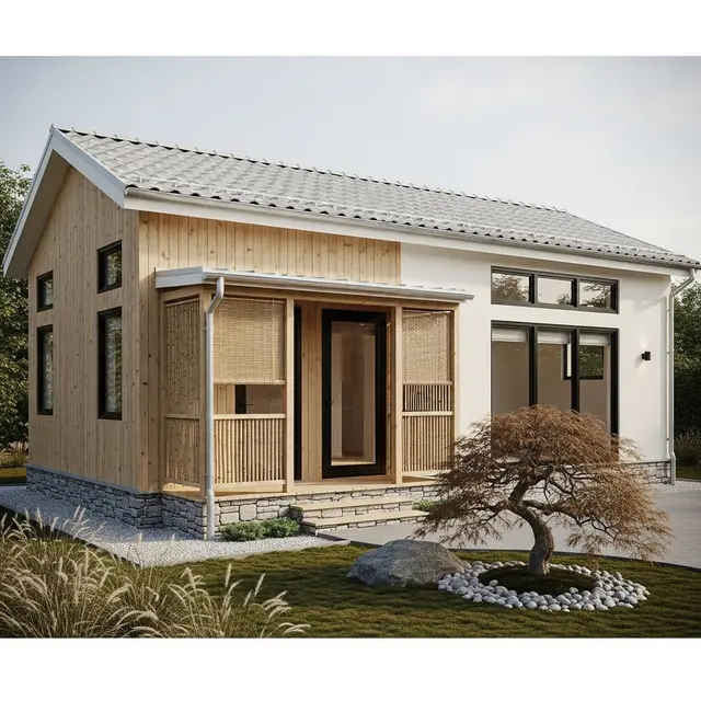 Gambar Rumah Kecil 4x6 Meter dengan Konsep Minimalis Modern (Image by Gemini AI)
