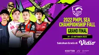 Link Live Streaming Grandfinal PMPL SEA Championship Fall di Vidio 21 sampai 23 Oktober 2022 : Ada Wakil Indonesia