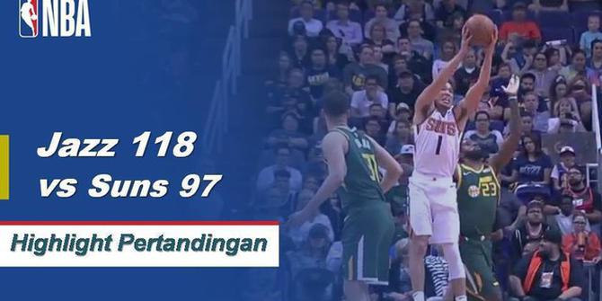 Cuplikan Pertandingan NBA : Jazz 118 vs Suns 97