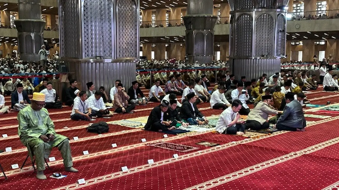Masjid Istiqlal Jakarta menjadi salah satu pilihan umat muslim yang akan beribadah salat Idul Adha 2025.