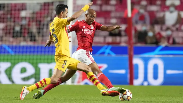 Benfica Permalukan Barcelona 3-0