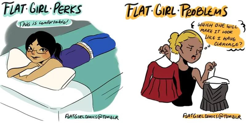 flat girl perksproblems