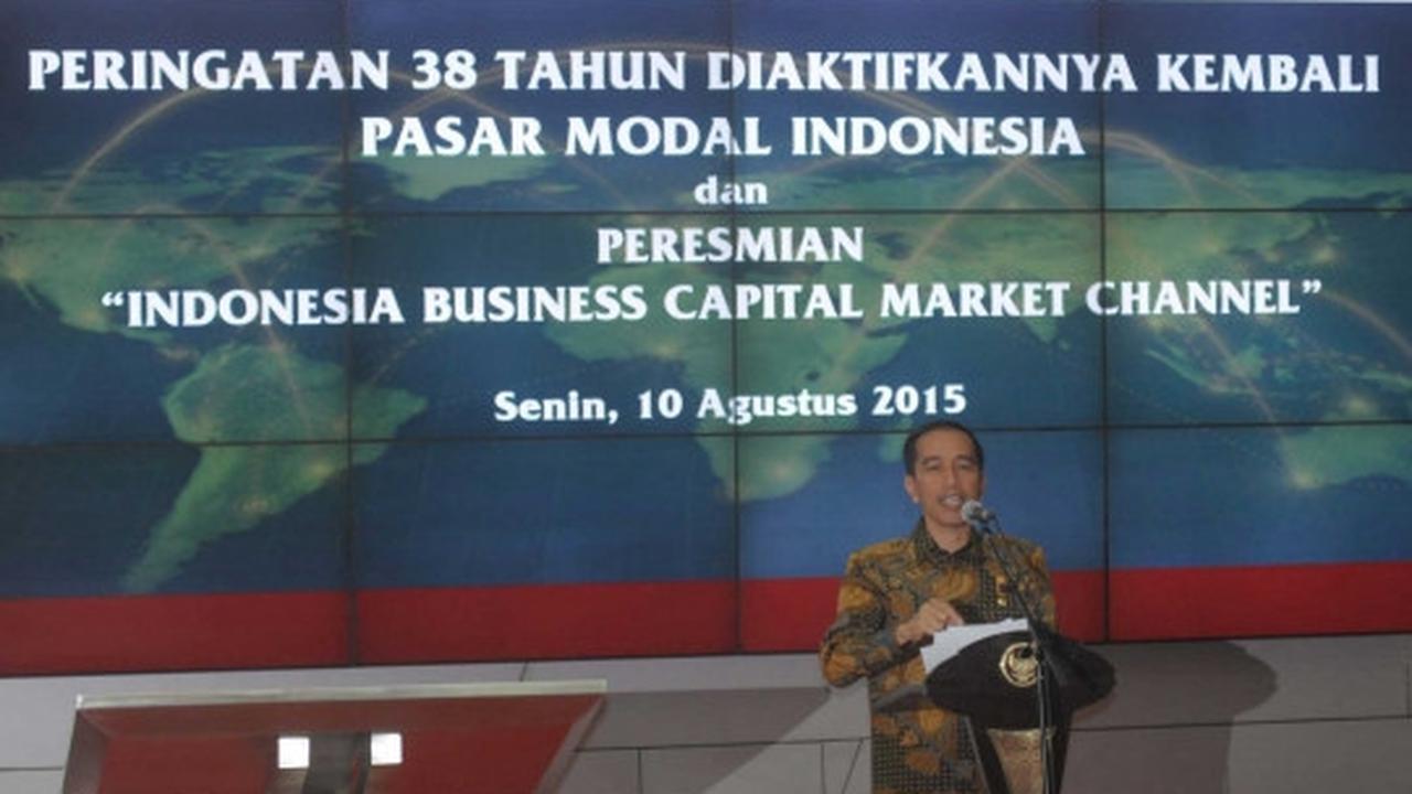 Peringatan Pasar Modal ke-38, Jokowi luncurkan IBCM di BEI