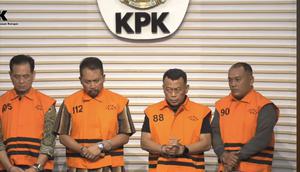 Bupati Ponorogo dan tiga lainnya tersangka (Dok: Tangkapan layar KPK)