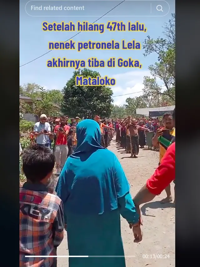 Kisah Nenek di Flores Akhirnya Kembali Pulang Setelah Hilang 47 Tahun