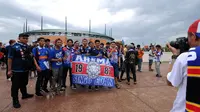 Usai Pesta Juara Piala Presiden, Bus Aremania Diserang