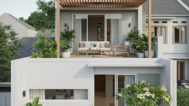 Rumah 5x10 dengan Roof Deck