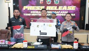 Satuan Reserse Kriminal (Satreskrim) Polres Cianjur berhasil membongkar kasus pembunuhan sadis yang menimpa seorang anak perempuan di bawah umur, SH (16) (Istimewa)