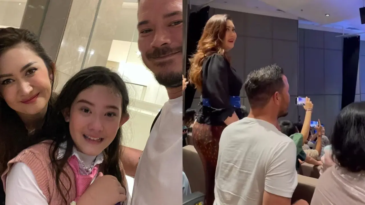 Nafa Urbach dan Zack Lee di Acara Anak