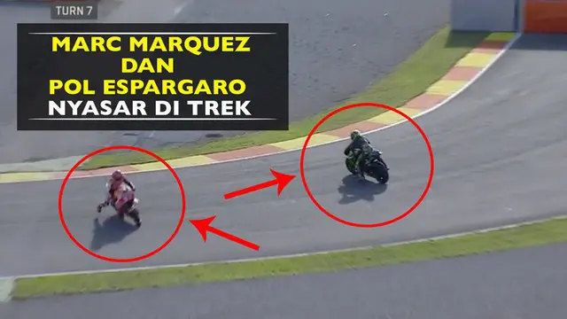 Marc Marquez dan Pol Espargaro Nyasar di Sirkuit Negaranya Sendiri