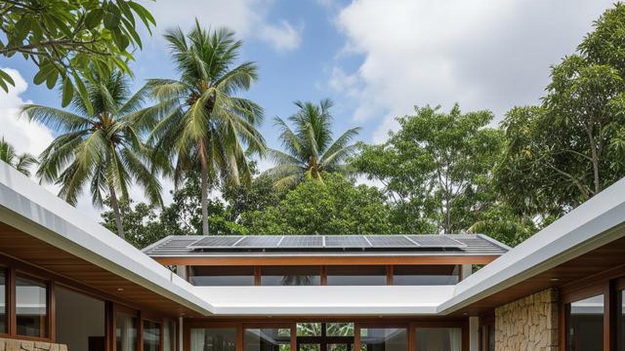 7 Model Rumah Kecil Tapi Luas dengan Taman di Tengah Area Rumah, Modern dan Asri