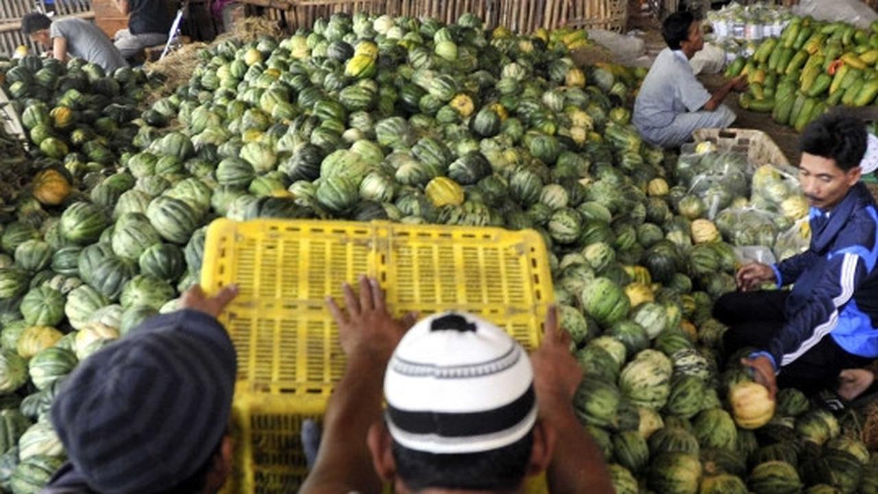 Omzet penjualan blewah di Tangerang menurun 40 persen
