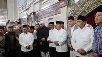 Menteri Pertahanan (Menhan) Prabowo Subianto menyumbangkan bantuan untuk pembangunan Masjid Agung Medan sebesar Rp3 miliar (Istimewa)