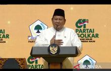Prabowo Puji Bahlil Lahadalia di HUT Golkar: "Kau Pintar Sekali" Karena Putar Video Ayah dan Dirinya